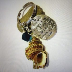 Seashells Keychains/Keyrings