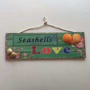 Signage Board LOVE (Green)16”x6”
