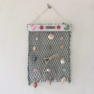 Seashells Fishnet Decor S(12” x 18")