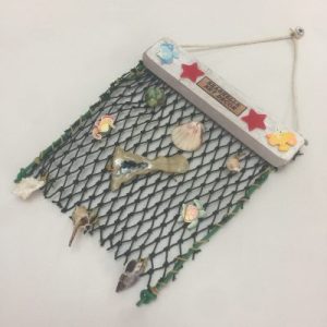 Seashells Fishnet Decor Mini(9”x10”)