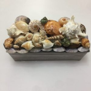 Seashells Box Arrangement(15”x6”)