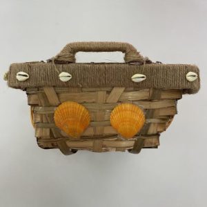 Vintage Seashells Fruits Basket (16”x 12”)